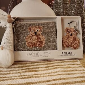 Rachel Zoe 2 Pc Coin Purse And Separate Charm